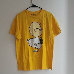PEANUTS Yellow Charlie Brown Graphic Tee